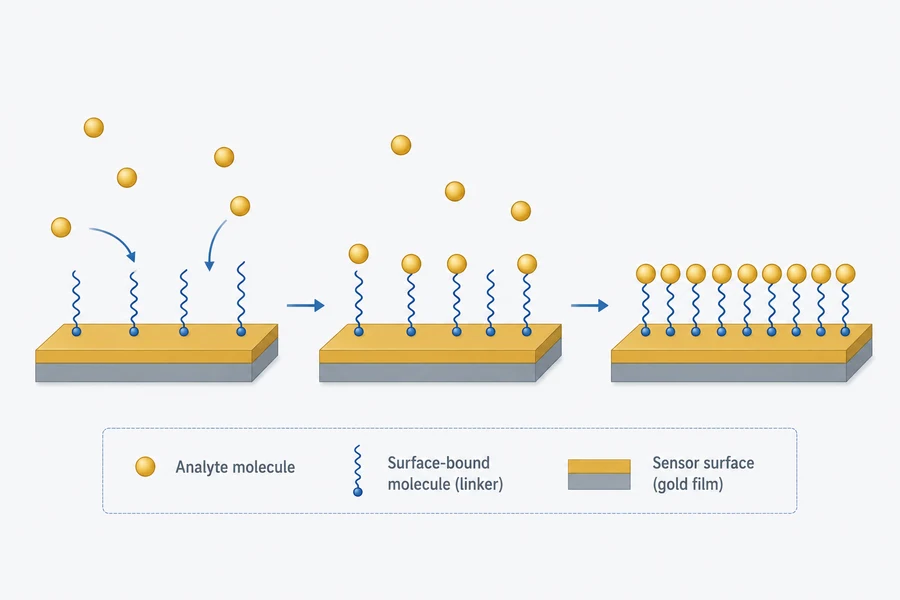 Surface chemistry and thin film measurement diagram